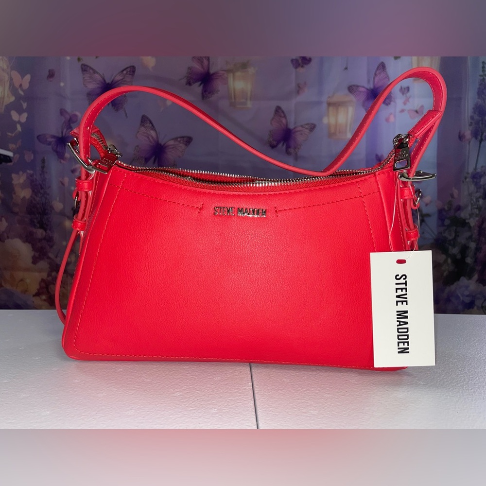Steve Madden Bright Red Shoulder Bag